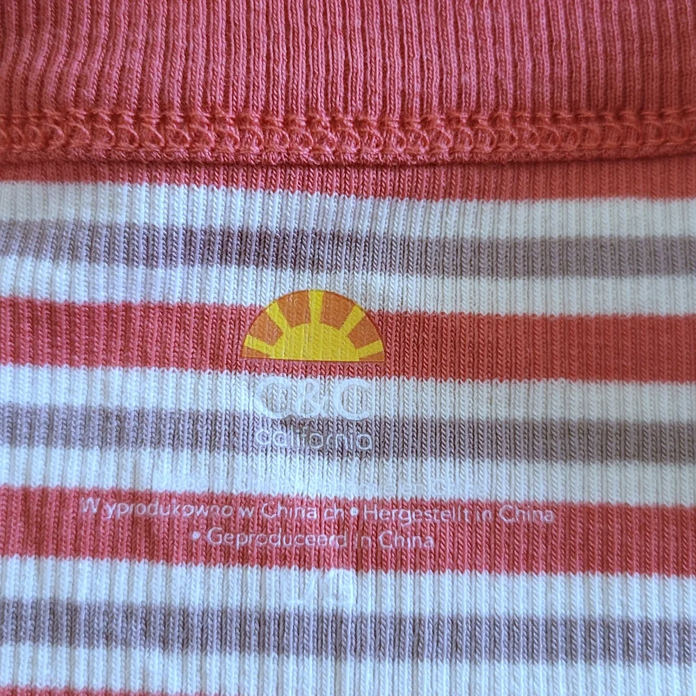 C&C California🌴 Striped Ribbed Tank Top - NWT